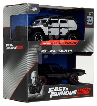 Modele machete - Mașinuțe Tejs Jeep Wrangler a Dodge Charger 1970 Fast & Furious Twin Pack Jada - 7