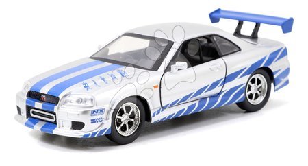 Modely - Autíčka Mitsubishi Lancer Evolution IX a Nissan Skyline GTR R34 Fast & Furious Twin Pack Jada - 4