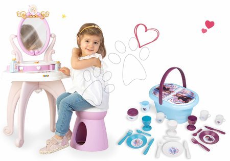 Seturi de la producătorul Smoby - Set măsuţă de cosmetică 2-in1 Prinţese Smoby