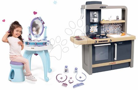 Coiffeuses et accessoires - Set de coiffeuse avec tabouret 2 en 1 Frozen