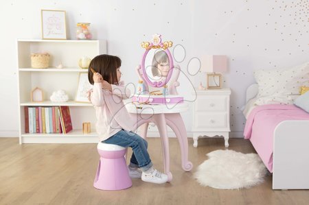 Machines à laver pour enfants - Set de buanderie avec machine à laver à chargement frontal et coiffeuse Princess Wash&Clean Laundry Smoby - 21