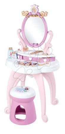 Hry na profese - Kosmetický stolek Disney Princess 2in1 Hairdresser Smoby