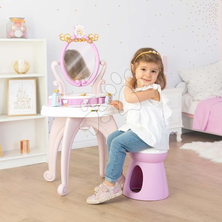 Hry na profese - Kosmetický stolek Disney Princess 2in1 Hairdresser Smoby_1