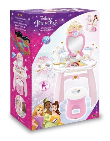 Tavolo trucco per bambini - Specchiera Disney Princess Dressing Table Smoby - 11