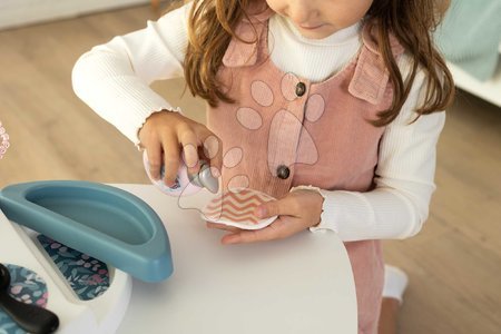 Machines à laver pour enfants - Set de buanderie avec machine à laver à chargement frontal et tête de coiffure aux cheveux bruns Wash&Clean Laundry Smoby - 39