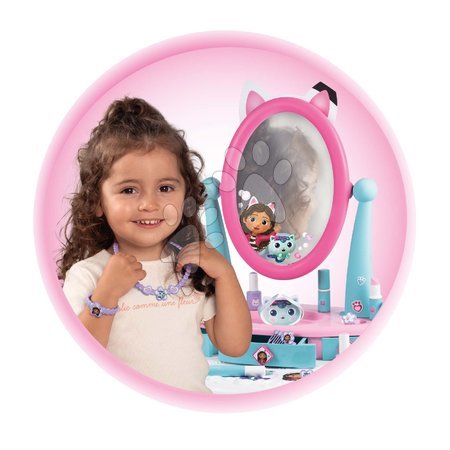 Kosmetiktisch für Kinder - Kosmetiktisch mit drehbarem Spiegel und Stuhl Gabby Dressing Table 2in1 Smoby - 6