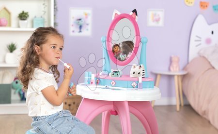 Kosmetiktische Sets - Set kosmetischer Tisch und verspielte Köchin  Gabby Dressing Table 2v1 Smoby - 12