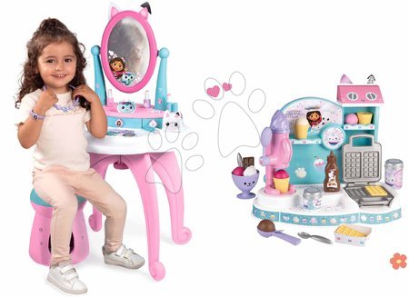 3 - 6 years - Set cosmetic table and playful chef Gabby Dressing Table 2in1 Smoby