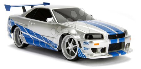 RC modely - Autíčko na diaľkové ovládanie RC Nissan Skyline GTR Fast & Furious Jada - 4