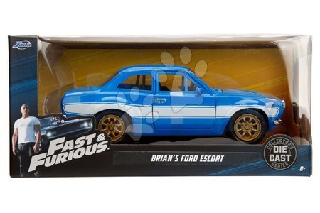 Modely - Autíčko Ford Escort 1974 Fast & Furious Jada - 7