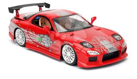 Játékautók és járművek - Kisautó Mazda RX-7 1993 Fast & Furious Jada - 5