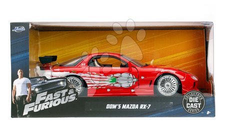 Játékautók és járművek - Kisautó Mazda RX-7 1993 Fast & Furious Jada - 7