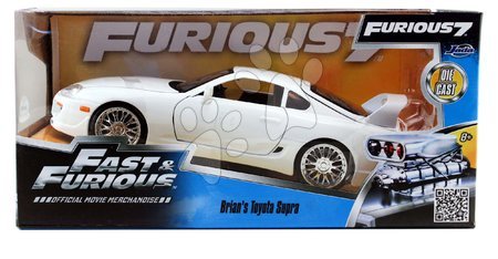 Játékautók és járművek - Kisautó Toyota Supra Fast & Furious Jada - 6