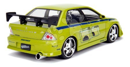 Játékautók és járművek - Kisautó Mitsubishi Lancer EVO VII 2002 Fast & Furious Jada - 4