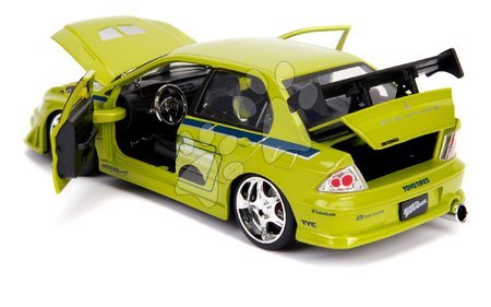 Játékautók és járművek - Kisautó Mitsubishi Lancer EVO VII 2002 Fast & Furious Jada - 9