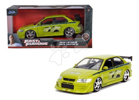 Játékautók és járművek - Kisautó Mitsubishi Lancer EVO VII 2002 Fast & Furious Jada - 10