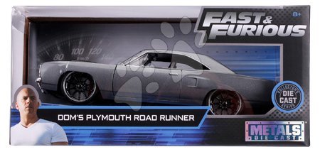 Játékautók és járművek - Kisautó Plymouth 1970 Road Runner Fast & Furious Jada - 7