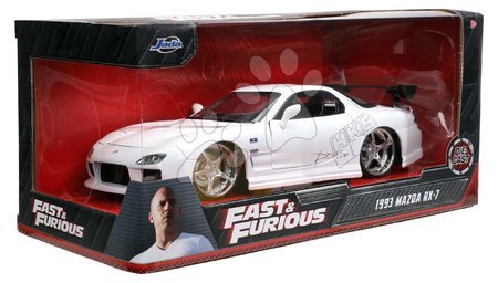 Játékautók és járművek - Kisautó Mazda RX-7 Fast & Furious Jada - 12