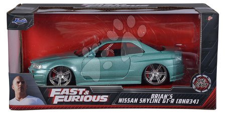 Játékautók és járművek - Kisautó Nissan Skyline GT-R Fast & Furious Jada - 4