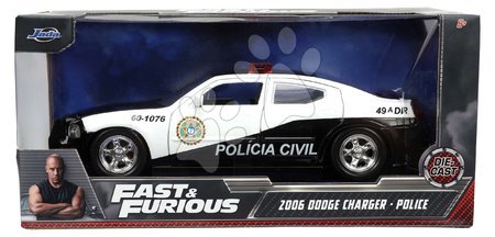 Játékautók és járművek - Kisautó rendőrautó Dodge Charger Fast & Furious Jada - 12