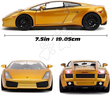 Modely - Lamborghini Gallardo Fast&Furious Car Jada - 10