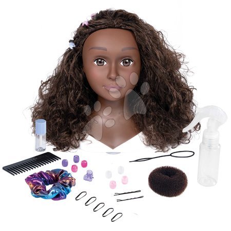 Smoby - Tête à coiffer pour coiffeuse avec des cheveux bruns My Beauty Styling Head Smoby