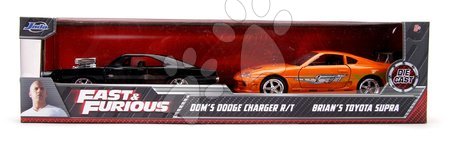 Modely - Autíčka Toyota Supra a Dodge Charger 1970 Fast & Furious Twin Pack Jada - 15