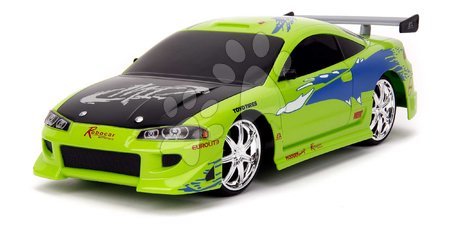 Fast & Furious - Mașină cu telecomandă RC Brian Mitsubishi Eclipse 1995 Fast & Furious Jada