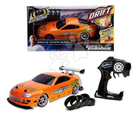 RC modely - Autíčko na dálkové ovládání RC Drift Toyota 1995 Fast & Furious Jada - 9