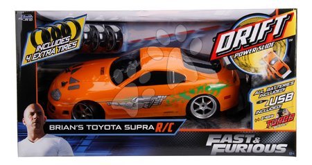 RC modely - Autíčko na dálkové ovládání RC Drift Toyota 1995 Fast & Furious Jada - 10