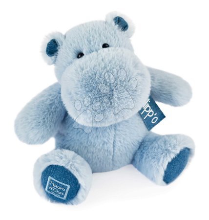 Toys for babies - Plyšový hrošík Hippo Blue Jean Histoire d’ Ours