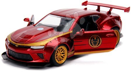 Játékautók és járművek - Kisautó Chevy Camaro 2016 Iron Man Marvel Jada - 8