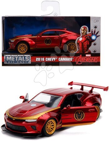 Modely - Autíčko Chevy Camaro 2016 Iron Man Marvel Jada - 9