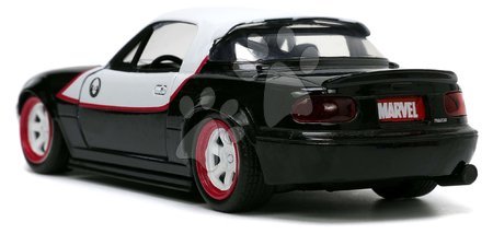 Modely - Marvel Ghost Spider Car Mazda Miata 1990 Jada - 8