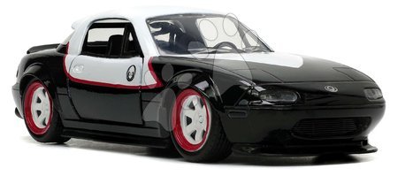 Modely - Autíčko Marvel Ghost Spider Mazda Miata 1990 Jada - 12