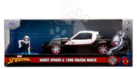 Modely - Marvel Ghost Spider Car Mazda Miata 1990 Jada - 18