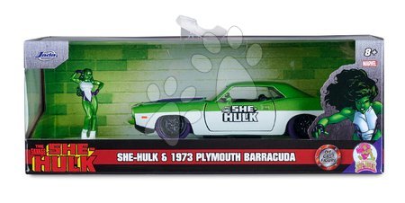 Modely - Autíčko Playmouth Barracuda 1973 Marvel Jada - 4