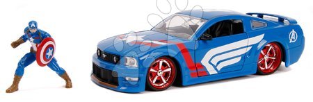 Játékautók és járművek - Kisautó Marvel Avengers 2006 Ford Mustang GT Jada - 2