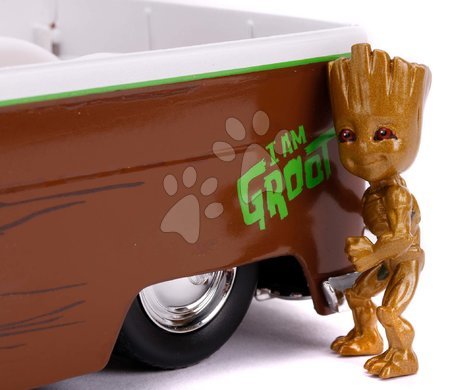 Modely - Autíčko Marvel Groot 1963 VW Bus Pickup Jada - 3