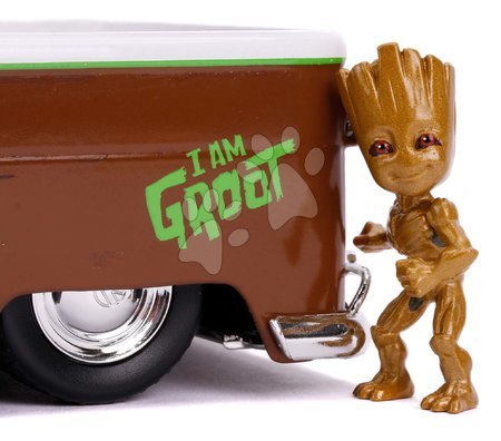 Modely - Autíčko Marvel Groot 1963 VW Bus Pickup Jada - 4