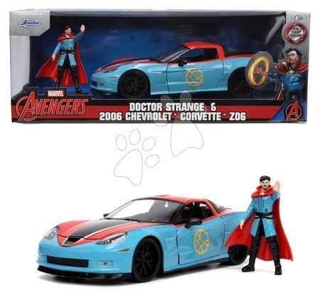 Modely - Marvel Doctor Strange Chevy Corvette 2006 Jada toy car - 16