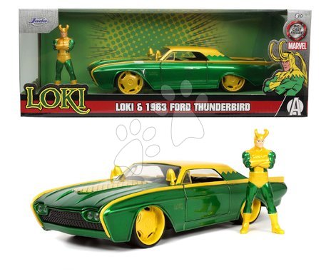 Játékautók és járművek - Kisautó Marvel Ford Thunderbird Jada - 18