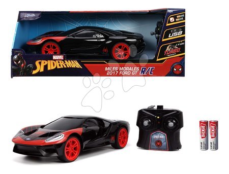 Autos mit Fernsteuerung - Ferngesteuertes Auto RC Marvel Miles Morales 2017 Ford GT Jada - 8