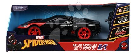 Autos mit Fernsteuerung - Ferngesteuertes Auto RC Marvel Miles Morales 2017 Ford GT Jada - 9