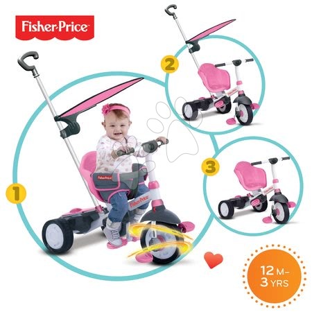 Fisher Price Charm Plus Touch Steering smarTrike Tricycle pi