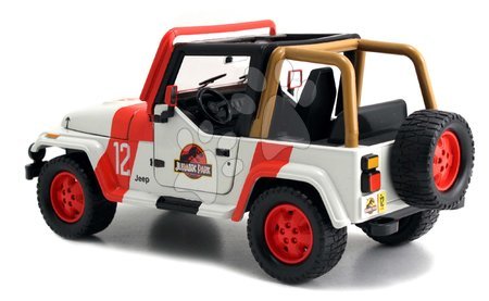 Játékautók és járművek - Kisautó Jurassic World Jeep Wrangler 1992 Jada - 6