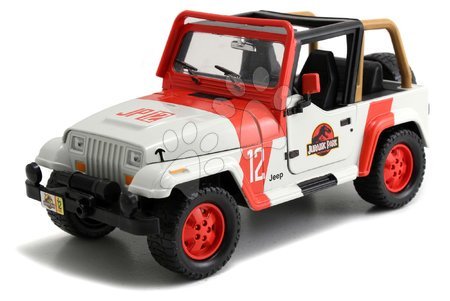 Játékautók és járművek - Kisautó Jurassic World Jeep Wrangler 1992 Jada - 7