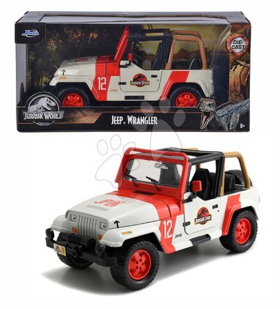 Játékautók és járművek - Kisautó Jurassic World Jeep Wrangler 1992 Jada - 10