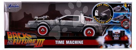 Játékautók és járművek - Kisautó Time Machine Back to the Future 3 Jada - 7