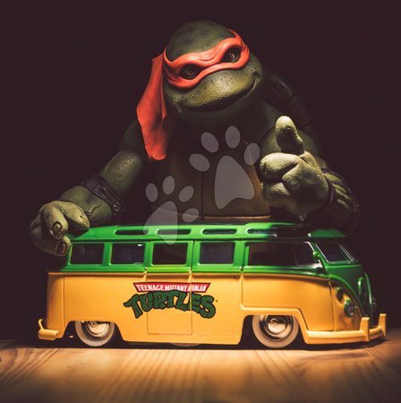 Modelos - Cochecito Ninja Tortugas VW Bus 1962 Jada - 15